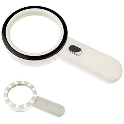 Lit 2 En 1 Impressionnant Amazon Number E 10x Led Lighted Magnifier Handheld