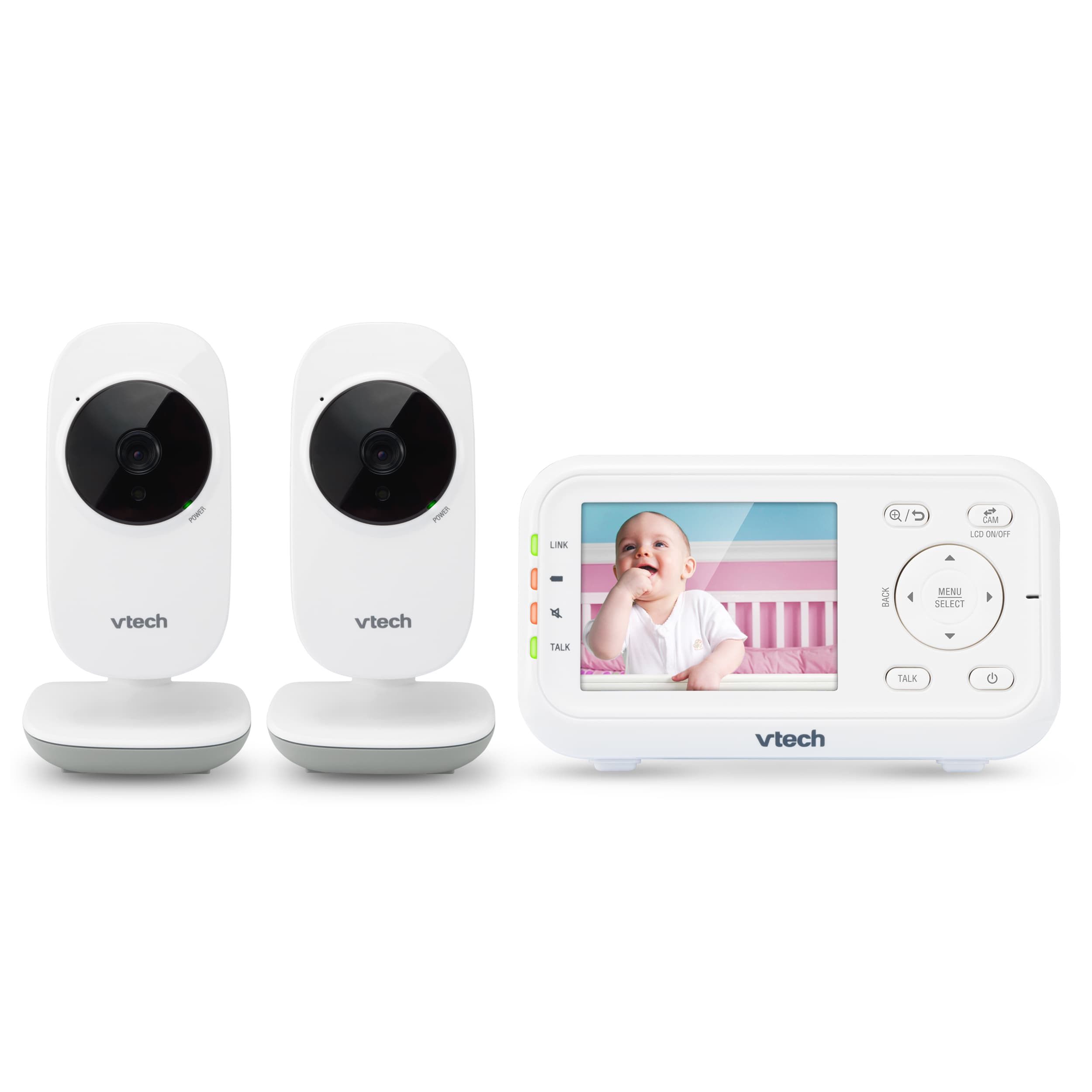 Lit Bebe 9 Meilleur De 2 8" Digital Video Baby Monitor with 2 Cameras and Automatic Night