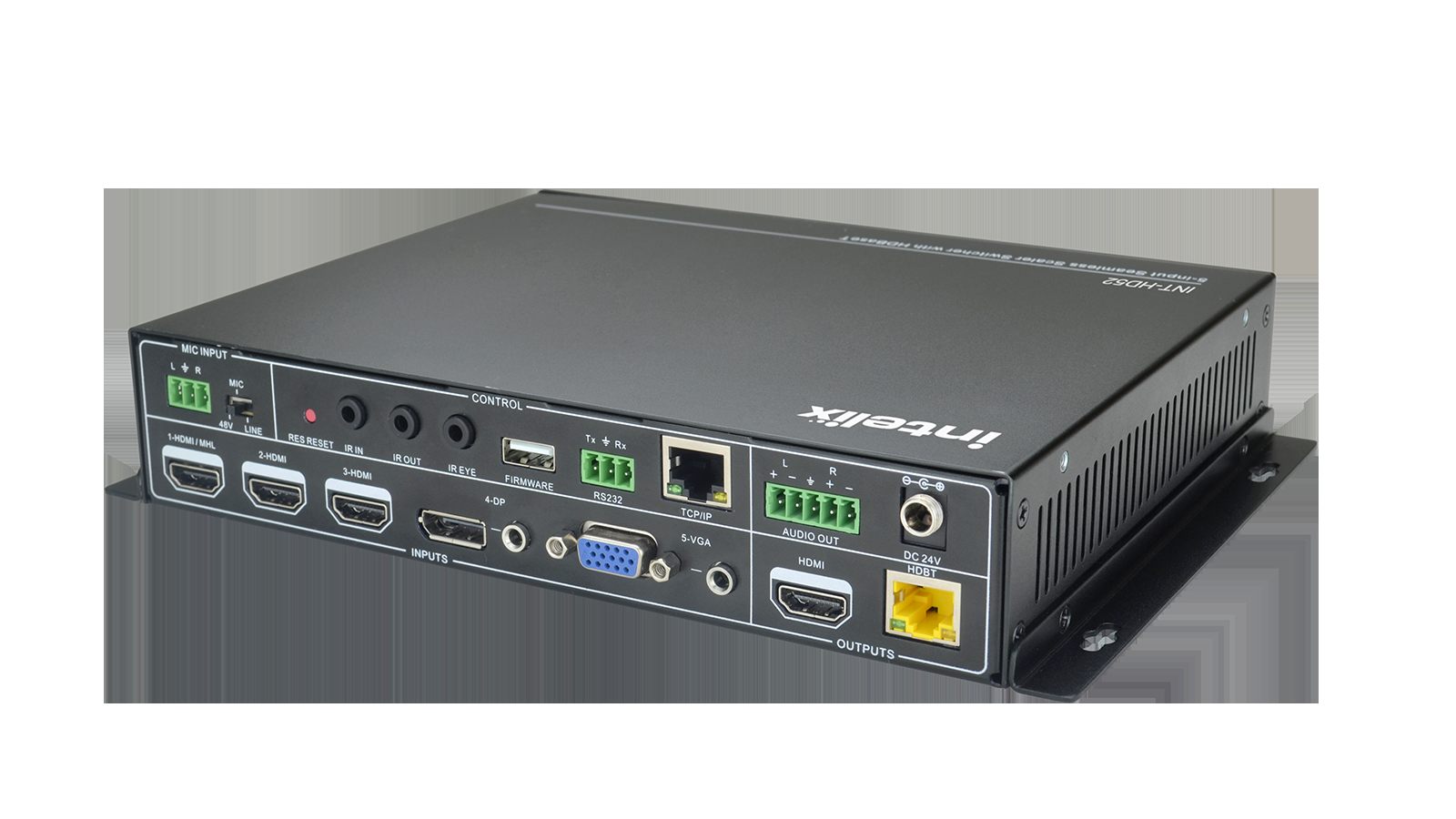 INT HD52 5x1 1 Auto Switching Scaling Presentation Switch With