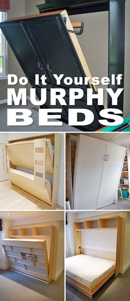 Lit Enfant Escamotable Inspirant Diy Murphy Beds Pinterest