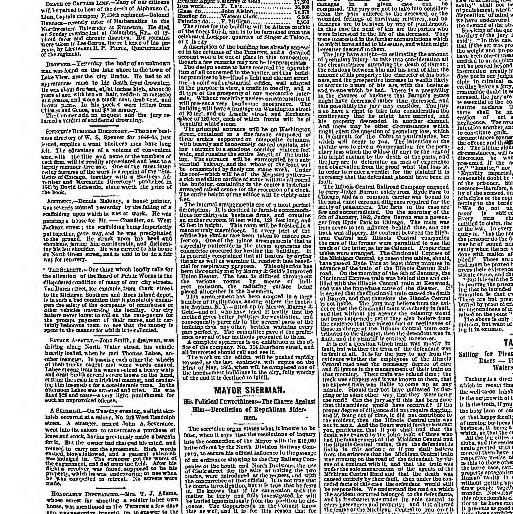 Lit Fer forgé 1 Place Impressionnant Chicago Daily Tribune [volume] Chicago Ill 1860 1864 July 14
