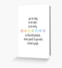 Lit Fille 2 Ans Agréable Chakra Greeting Cards