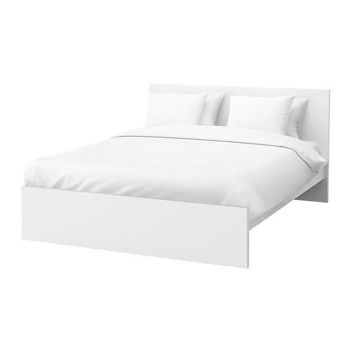 Lit King Size Ikea Charmant Malm Bed Frame High Queen White Ikea