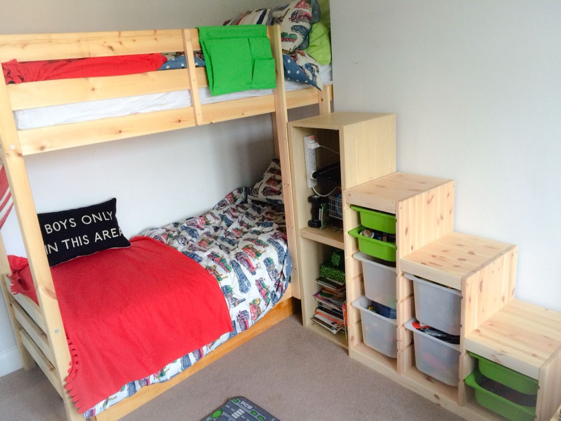 Lit King Size Ikea Inspiré Ikea Bunk Bed Stairs Hack Ikea Trofast Steps with Ikea Besta and