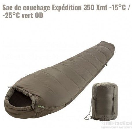 Lit Parapluie 2 Niveaux De Couchage Inspiré Sac De Couchage Expédition 350 Xmf 15°c 25°c Vert Od Full Tactical
