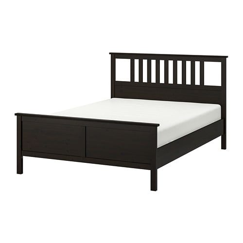 Lit Rond Ikea Agréable Hemnes Bed Frame Queen Black Brown Ikea