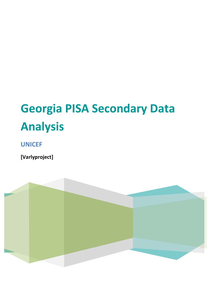 Tour De Lit Complet Frais Pdf Secondary Analysis Of Georgia Pisa Data