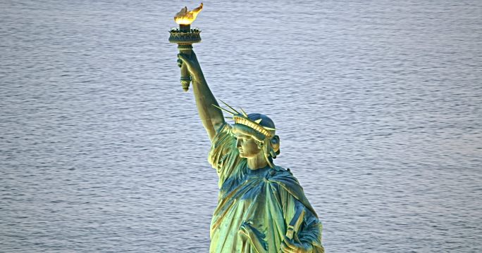 Tour De Lit Liberty Belle Royalty Free Statue Liberty New York City Hd Video 4k Stock